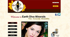 Desktop Screenshot of earthdivacosmetics.com